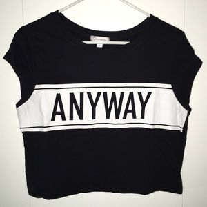 Black Crop Top
